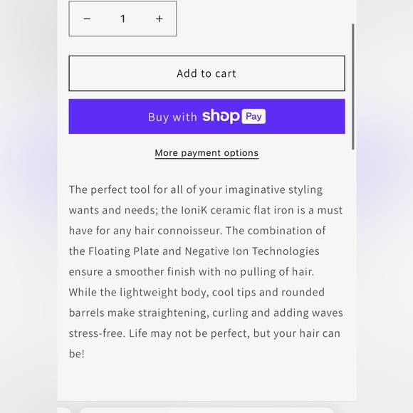 Ionik hair straightener - Picture 5 of 5